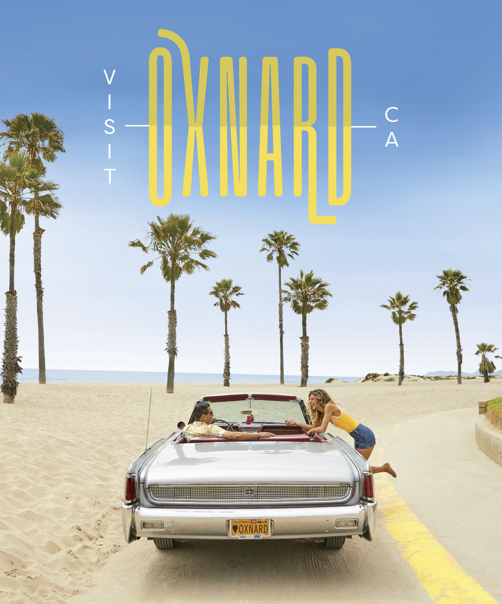 Cover of Oxnard Visitor Guide 2020 - Kim Genevieve Los Angeles Lifestyle Photographer