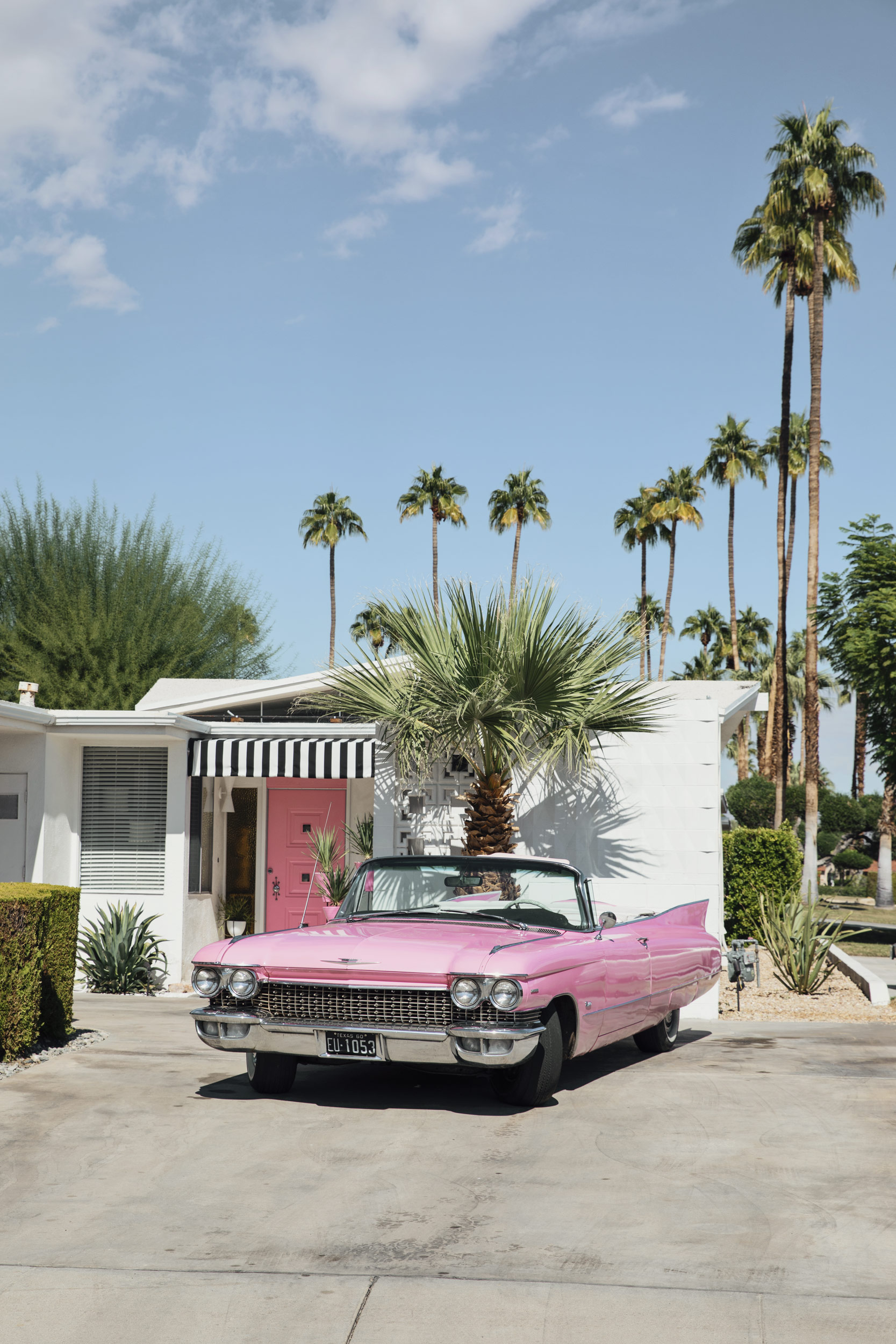 Pink Cadillac Convertible - 
